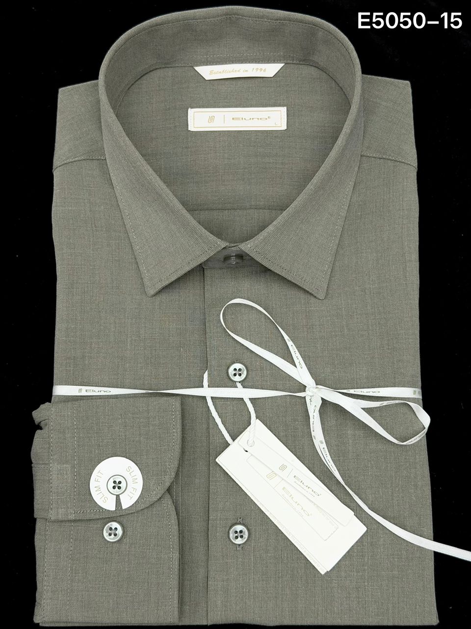 Chemise Homme Vert Olive – Look Moderne – Image 2