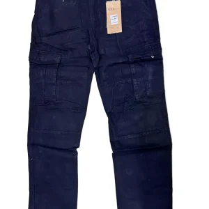 Pantalon cargo bleu foncé