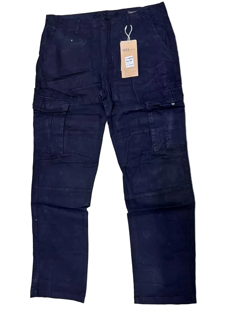Pantalon cargo bleu foncé