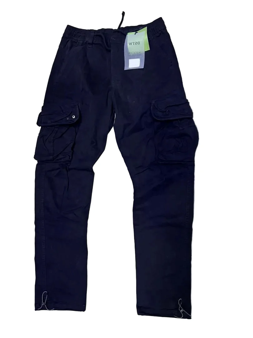 Pantalon Cargo Noir – Image 2