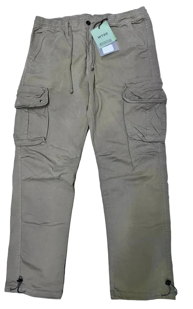 Pantalon cargo kaki clair