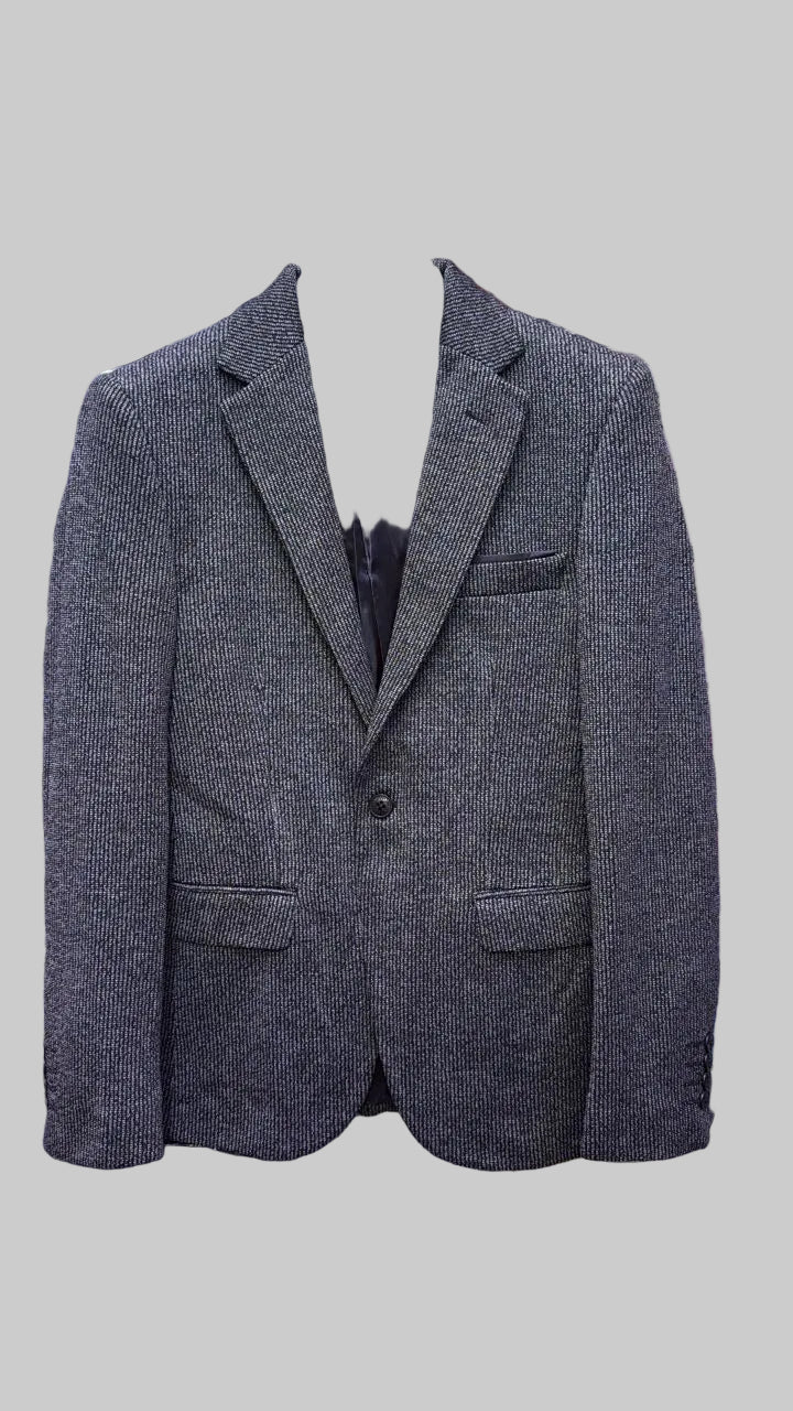 Veste Homme Élégance Moderne – Noir Profond – Image 2