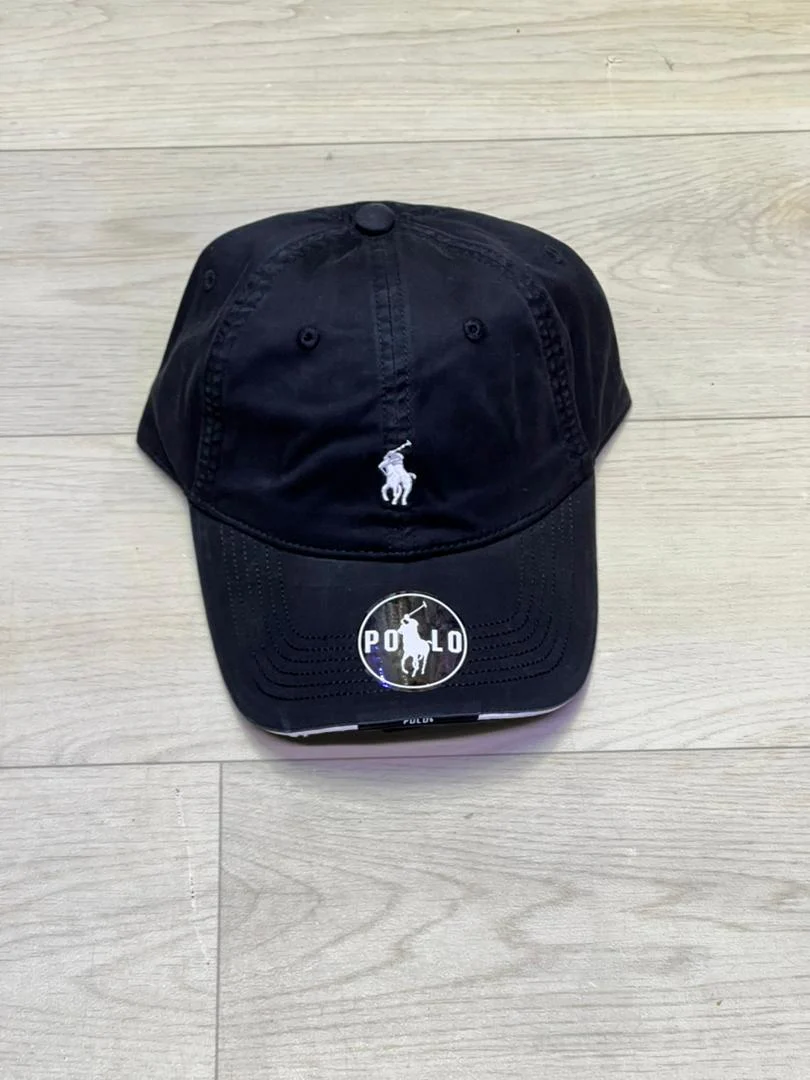 Casquette Noir Brodé “POLO” – Image 2