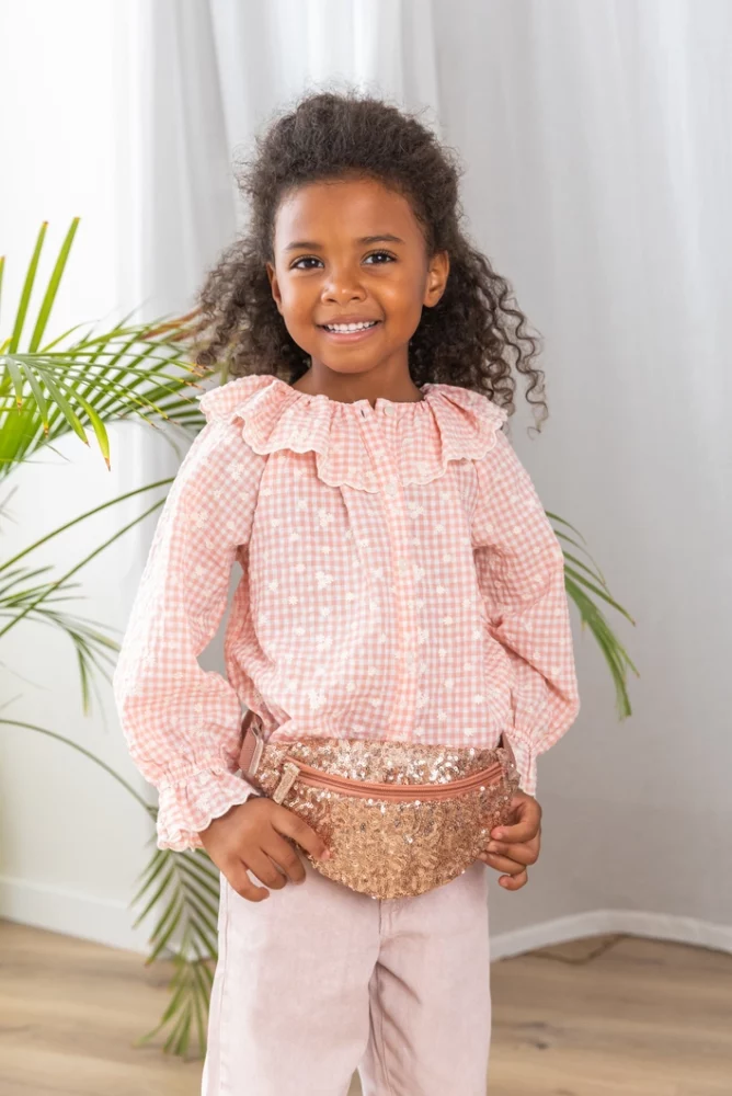 Sac banane – Sequins roses – Image 4