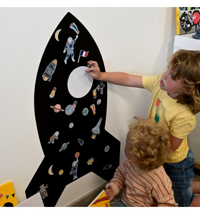 Tableau magnétique repositionnable Fusée – Image 7