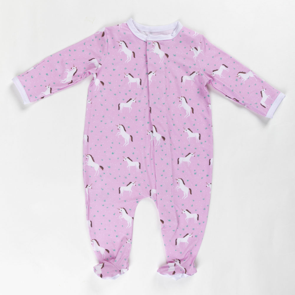 Pyjama Magnetic Baby Licorne Rose