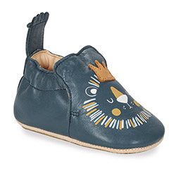Chaussons cuir LION anti-glisse