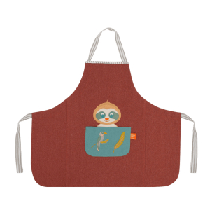 Tablier pour enfant Monsieur Paresseux Personnalisable gratuitement