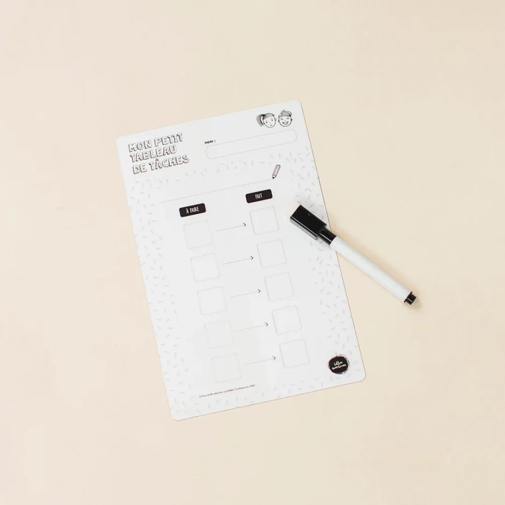 Mon petit tableau de routine/tâches – 5 étapes – Les Belles Combines – Image 7
