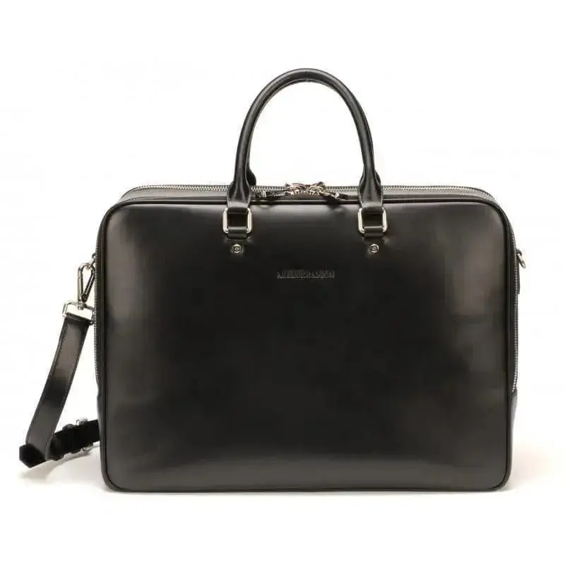 Porte document et ordinateur Arthur et Aston Bradley 1937-03 Noir