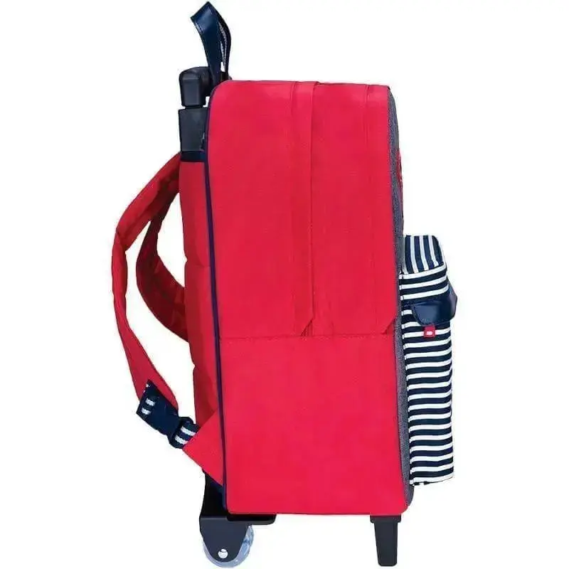 Sac à dos roulettes Tann's Chiné Teddy Gris – Image 4