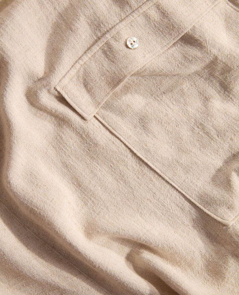 Salopette short de maternité Eloise naturel- Cache Cœur – Image 7