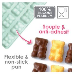 Moule en silicone 12 oursons Scrapcooking