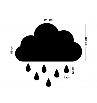 Tableau magnétique repositionnable Nuage – Image 7