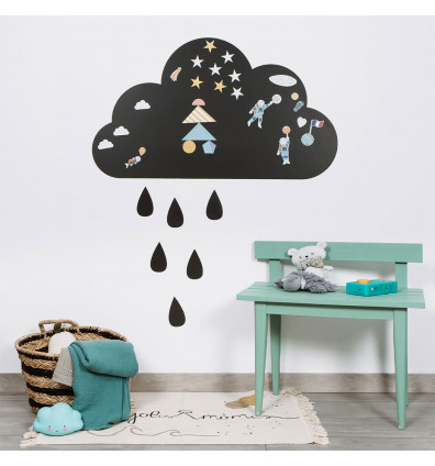 Tableau magnétique repositionnable Nuage