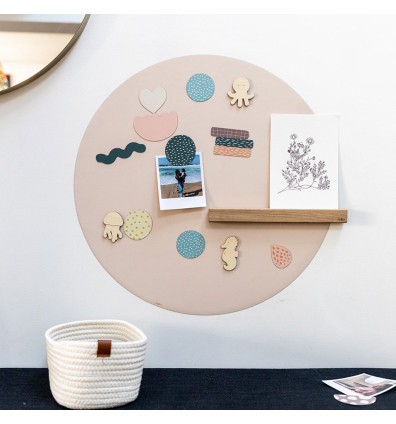 Tableau magnétique repositionnable Rond beige rosé – Image 8